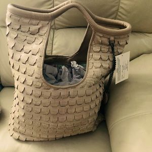 Taupe Shoulder/handbag (large)